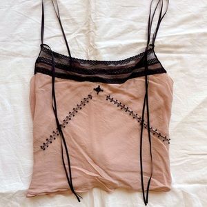 Dainty Vintage Silk Camisole